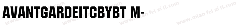 avantgardeITCbyBT M字体转换